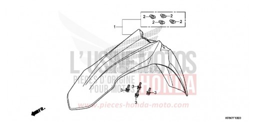 AILE AVANT CRF250RH de 2017